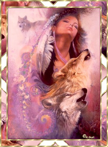 joli cadre femme_loup